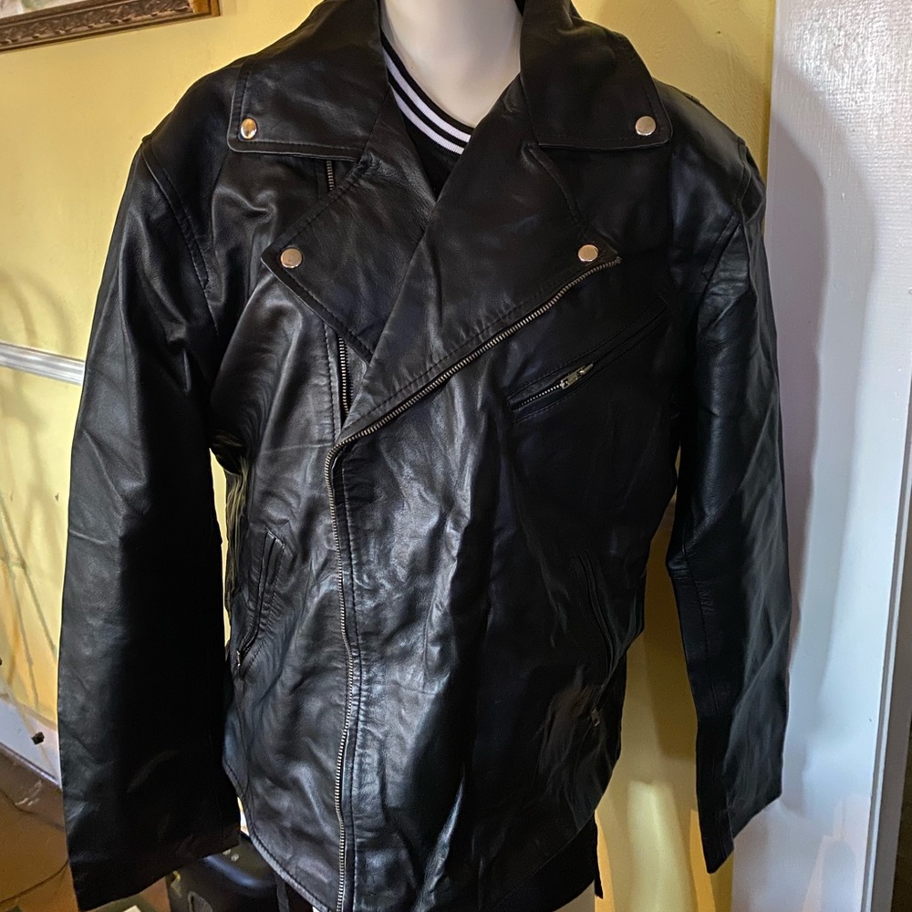 Mens Genuine Lambskin Leather Jacket